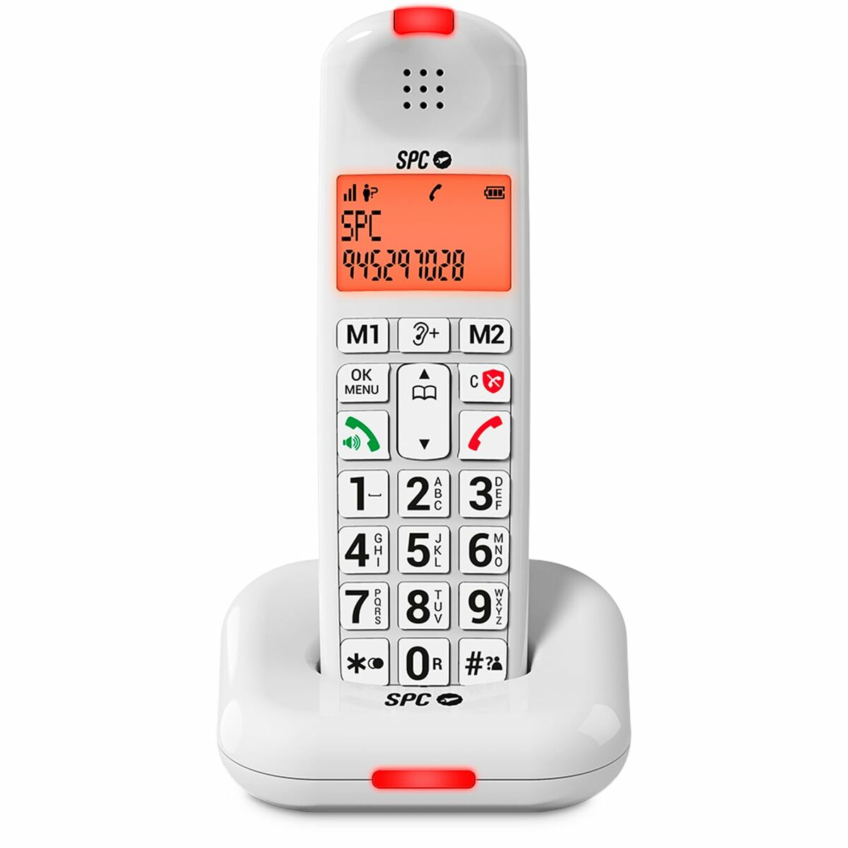 Fiksni telefon SPC 7612B Bijela